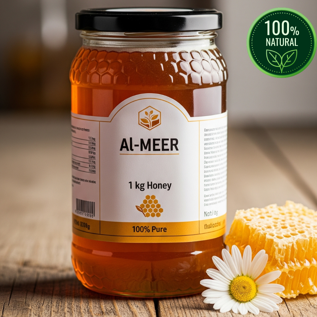 1 kg Al-Meer Premium Organic 100% Natural Honey | Wellness Honey