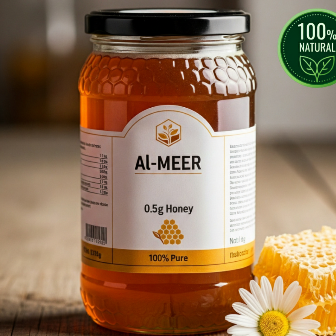 0.5 kg Al-Meer Premium Organic 100% Natural Honey | Wellness Honey