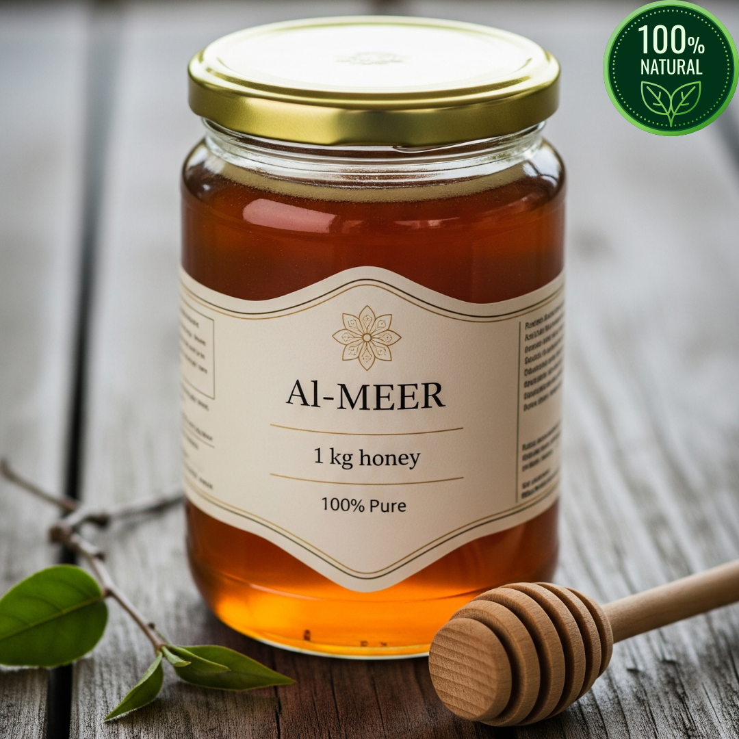 1 kg Al-Meer Premium Organic 100% Natural Honey | Wellness Honey