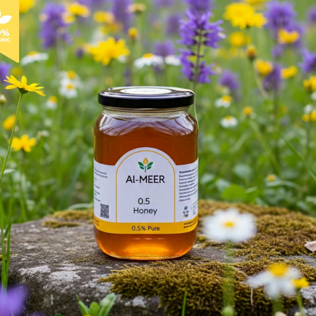 0.5 kg Al-Meer Premium Organic 100% Natural Honey | Wellness Honey